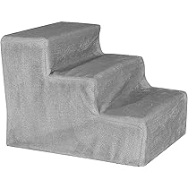 PawHut Escalier Pour Chien à 4 Marches Escalier Pour Chat échelle Antidérapante Pour Animaux De