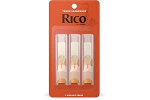 D'Addario Woodwinds - Rico Tenorsaxophonblätter - Tenor Saxophon Blätter - Stärke 1.5, 3-Packung
