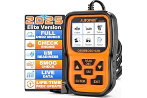 AUTOPHIX OBD2 Scanner Enhanced OM126P Vehicle Code Reader Auto Diagnostic Check Engine Light for All OBD II Car After 1996[Upgrade Version]