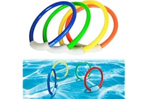SEMINISMAR Anelli da Immersione, Giocattoli da Piscina 15cm, Giochi per Bambini
