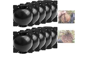 TYHJ Reusable Air Layering Plant Propagator Pod, 10PCS Plant Root Growing Box Grafting Device, High Pressure Propagation Ball Rooter Boxes for Fast Propagation of Plants (Medium)
