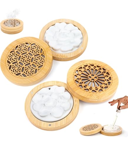 Houten Diffusers voor Etherische Olieën - Set van 10 Aromadiffusers