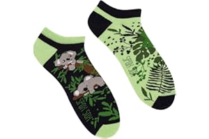 Spox Sox Lox Unisex - des chaussettes - sneaker socquettes - colorées coton pour les individualistes - multicolores, drôles, fantaisie, originales chaussettes - amusantes cadeau