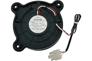 ORIGPARTS 12035GE-12M-YT - Ventola evaporatore per frigorifero, compatibile con Samsung, Midea 11002015001679, ventola BLDC a 3 fili, 12 V, 0,26 A