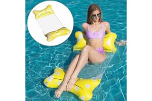 ‎KOIROI Aufblasbare Wasserhängematte, Wasserhängematte Luftmatratze Pool, 4 in1 Wasser Hängematte Loungesessel Pool, Pool Aufblasbar Luftmatratze Wasser Hängematte für Erwachsene und Kinder