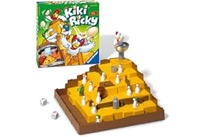 Ravensburger gry 21044 Kiky Ricky Gra Planszowa Dla Dzieci (21044)