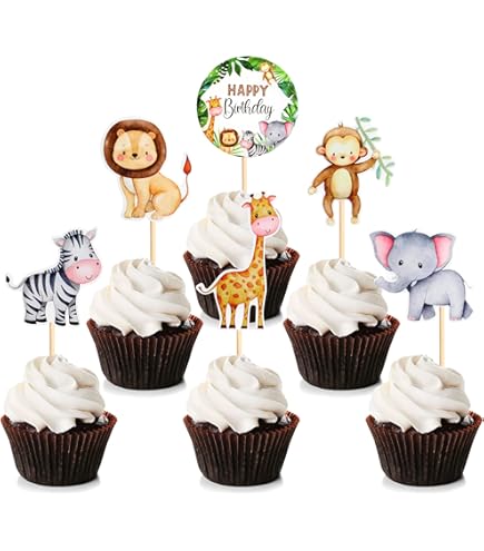 Topfunyy Lot De 100 Confettis Animaux De La Jungle Safari Doré Pailleté Zoom Confettis Pour Baby Shower Anniversaire Enfant