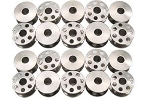 CKPSMS Marca: #503855 Bobinas de metal aptas para Elna Air Electronic Carina Jubilee Lotus Star (20 unidades)