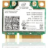 Intel Wirless Carte sans fil double bande MQUPIN Intel 7260.HMW AC 7260 Adaptateur réseau + Bluetooth 4.0 Utilisation pour In