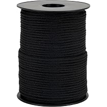 Corde Polypro Tressée Noire Ø3mm - Bobine 100m Pour Bricolage, Jardinage Et Extérieur