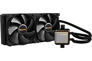 be quiet! Silent Loop 2 280mm dissipatore a liquido per CPU overclockate, 2 ventole Silent Wings 3 PWM high-speed, pompa silenziosa e regolabile, motore a 6 poli, pompa a 3 camere, LED ARGB
