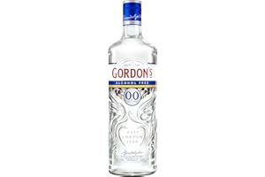 ‎GORDON'S Gordon's 0.0% Alcohol-Free, Refreshing, Non-Alcoholic Gin Alternative, Mix Recommended with Tonic Water, Calorie Free and Sugar-Free, for Summer Evenings, 0.0% Vol, 700 ml Single Bottle