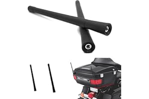 MAOERYAN Lot de 2 mâts d'antenne de 17,8 cm pour modèles Harley Davidson Touring (Road Glide Street Glide Tour Glide Electra Glide Ultra Classic Trike) 1989-2022
