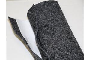 WRIOL Moquette adesiva liscia da 70x140 cm di colore grigio antracite