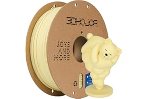 3DHoJor Matte PLA Filament 1.75mm Almond Yellow, Upgrade Matte 3D Printer PLA Filament, 1kg Spool (2.2lbs) Cardboard Spool 3D Printing Filament for 3D Printers
