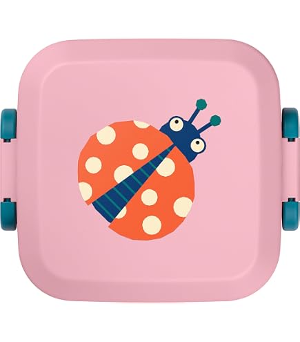 Mr. & Mrs. Panda Bento Box – Hummeln & Kleeblatt-Motiv, 18,5 X 12,8 X 6,5 Cm, Mit Spruch