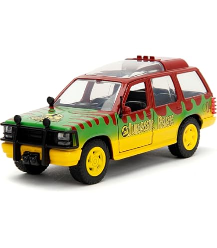 Jada Jurassic Park 1:24 Wrangler : Amazon.co.uk: Toys & Games