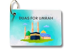 ALBIDAYA ISLAMIC STORE Umrah Dua Flash Cards, Step by Step Duas for a Complete and Valid Umrah, Umrah Made Easy