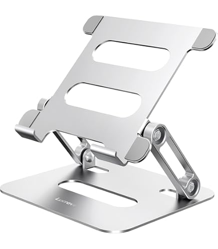 Draagbare beeldscherm-tablethouder, tafel, 360° aluminium, verstelbaar