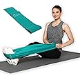 Flamingo Premium Fitness Exercise Band Latex-Free Resistance Fitness Resistance Bands for Muscle Strength Training & Yoga| Levels 6.2 kg | Durable & Portable | 1.5m Length, 4" Width Green