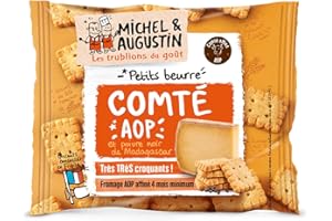 Michel et Augustin Lot de 12 Biscuits Apéritifs Comté Aop 30 g