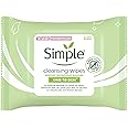Simple Kind To Skin, Face Wipes, For Sensitive Cleansing, Removes Waterproof Mascara, 25 Wipes