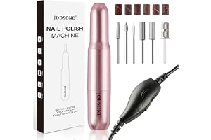 JODSONE DF102 USB-nagelborr, 14 000 varv/min, E-fil för nybörjare, kompakta elektriska nagelfilar, bärbar nagelborrmaskin, manikyr, pedikyrset för akryl, naglar och gelnaglar