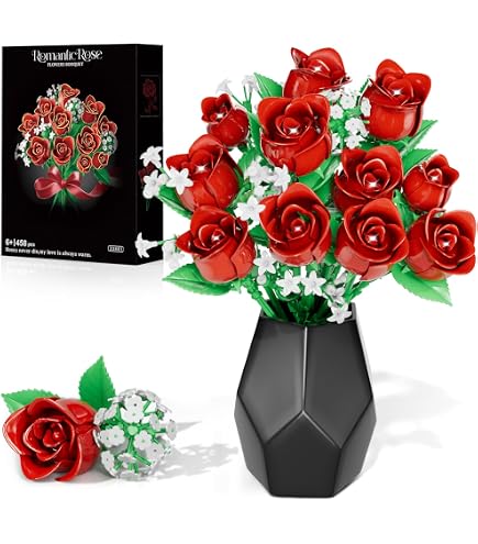 Blocs De Construction Fleur, 2028 Pcs Briques De Fleurs, Blocs De Blocs De Construction Fleur, 2028 Pcs Briques De Fleurs, Blocs De