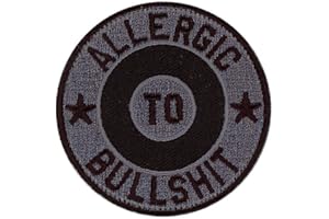 Titan One Europe Hook Fastener Allergic to Bullsh*t Morale Tactical Gear Bag Cap Costume Cosplay Patch Écusson Brodé Fixation Crochet