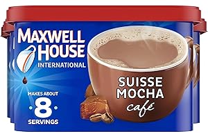 Maxwell House International Coffee Suisse Mocha Cafe, 7.2-Ounce Cans (Pack of 4) by Maxwell House