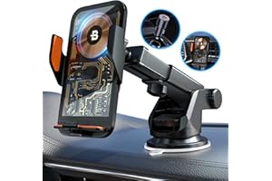 BENY Kabelloses 15W Handyhalterung Auto mit Ladefunktion, 3 in 1 Induktive Ladestation Auto Qi Wireless Charger Auto, Car Vent+ Saugnapf für iPhone 12/13/14/15 Pro Max/Samsung S24/S23/S22