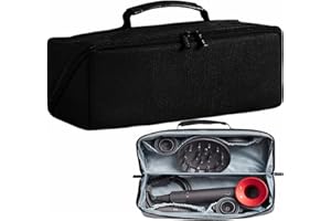 YUEMING Futerał do Dyson Airwrap, przenośny organizer podróżny do przechowywania kompatybilny z Dyson Airwrap Styler, Czarny, Jeden rozmiar