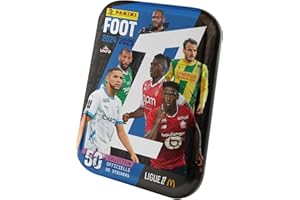 PANINI Foot 2024-2025 Ligue 1 McDonald's Boîte métal 12 Pochettes