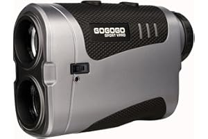 Gogogo Sport Vpro VRP Golf Rangefinder with Slope Switch, 1500 yd, 7X, Magnet Stripe, ±0.3yd Accuracy, OLED Rechargeable Range Finders for Golfing/Hunting,Golf Accessories