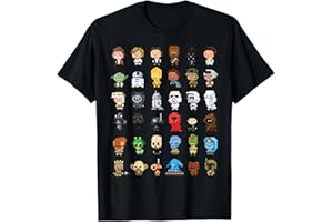 Star Wars Characters Pixelated 8-Bit T-Shirt
