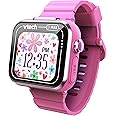 VTech KidiZoom Smart Watch Max, Watch For Kids With Games, Dual Camera For Photos & Selfies, 8 Games, Pedometer, Colour Screen, Funny Effects & More, For Infants aged 4, 5, 6, 7 + Years, Pink