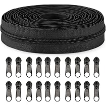 Fermeture éclair Au Mètre 3,2 Cm X 20m - Nylon, Avec 40 Curseurs, Pour Couture Et DIY - 4