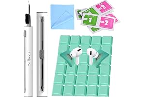 WILBEVA Reinigungsset für Airpods 1/2/3/Pro Android Ohrstöpsel, Multifunktions Cleaner Kit für Airpods Bluetooth Kopfhörer Ladebox Tastatur-Kamera-Staubreiniger