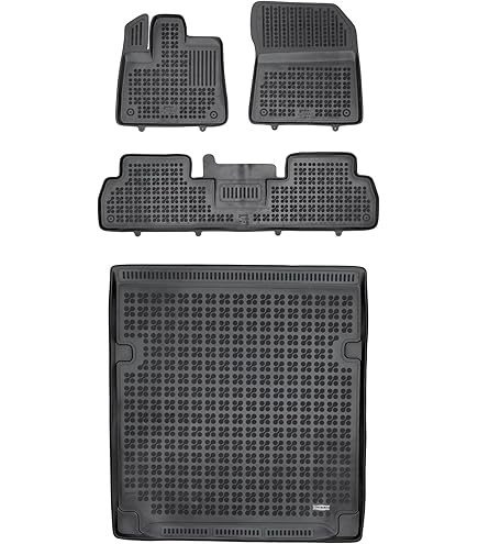 Tappetini Gomma Per Fiat Doblo III/E-Doblo 2023 - Su Misura Con Bordi Rialzati, Neri - Foto 4