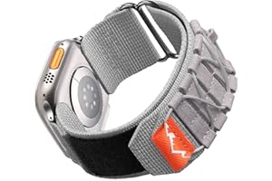 Upeak Nylonowy pasek kompatybilny z Apple Watch Ultra 2/Ultra 49 mm 45 mm 44 mm 42 mm, wymienne bransoletki sportowe męskie do iwatch Ultra 2/Ultra/Series 9 8 7 6 5 4 3 2 1