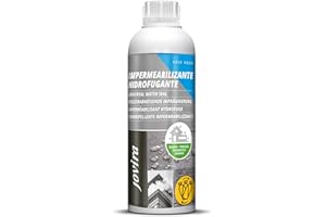 JOVIRA PINTURAS Imperméabilisant Hydrofuge à l'eau. Protection hydrofuge totale pour les façades, les toits, les terrasses, les trottoirs, les murs, etc. (1 Litre, Hydrofugant, Incolore)