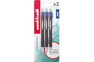 uni-ball SXN-210 RT Jetstream Rollerball 3 unidades blíster azul embalaje sin plástico