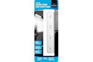 Brilliant Evolution Ultra Thin Wireless LED Light Bar - Touch Sensitive, Stick On, Push LED Light Bars for Understairs, Kitchen, Cupboards, Battery Operated, Under Cabinet Lighting, Packaging May Vary
