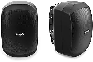 Audibax Ovo 4 Black Pareja de Altavoces Pasivos Pared 4 Pulgadas 100v / 8 Ohm IP65