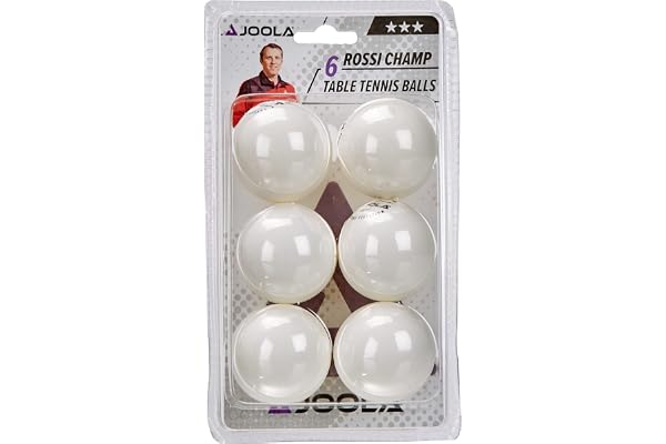 Joola Rossi Champ 40 Lot de 6 balles de tennis de table
