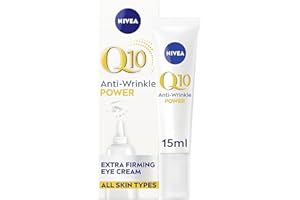 NIVEA Q10 Anti-Wrinkle Power Firming Eye Cream (15ml), Anti-Wrinkle Skincare for Eliminating Fine Lines and Dark Circles, Nourishing Eye Cream for Softer, Smoother Skin