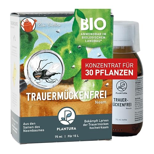 Plantura Organic Fungus Gnat Control Effective Pouring Agent Against Fungus Gnat Made from Neem