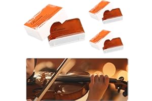QTKSCEADLNCE 3 Stück Kolophonium, Natürliches Kolophonium Geige Kolophonium Staubarme Bögen Helles Rosin staubarm Rechteckiger Barren Hochwertiges Durchsichtiges für Violine Viola und Kontrabass geeignet