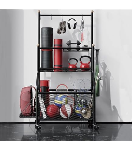 Weight Rack For Dumbbells, Yoga Mat Storage Rack, Home Gym Workout