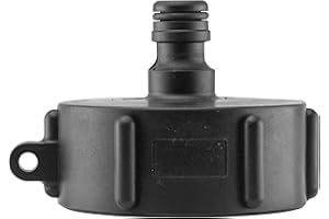 COST WISE Water Butt,Water Storage Tank IBC Tank Adapter S60X6 Direct to Click-Lock Connector,
